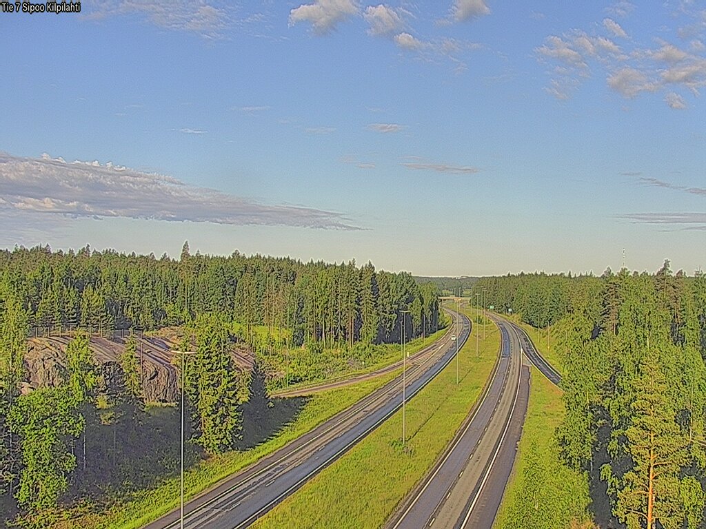 Weather Camera Image Road 7 Sipoo Kilpilahti, Sipoo, Uusimaa