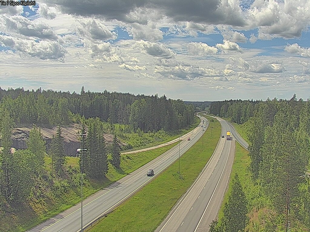 Weather Camera Image Road 7 Sipoo Kilpilahti, Sipoo, Uusimaa