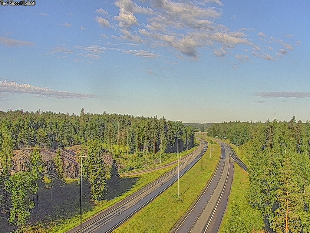 Weather Camera Image Road 7 Sipoo Kilpilahti, Sipoo, Uusimaa