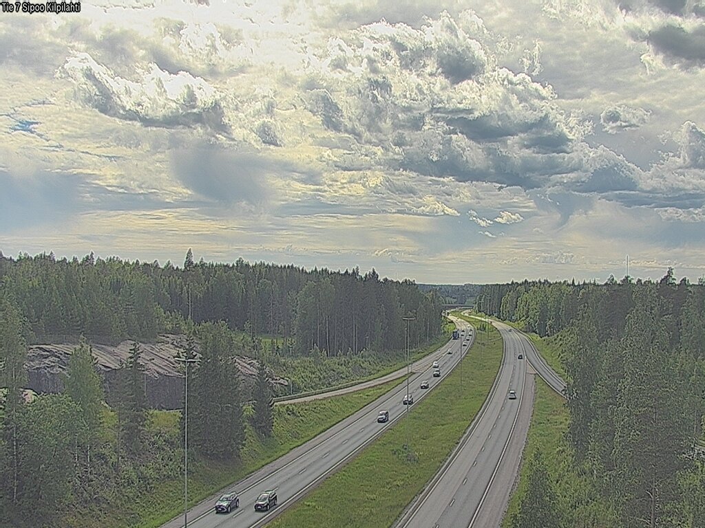Weather Camera Image Road 7 Sipoo Kilpilahti, Sipoo, Uusimaa