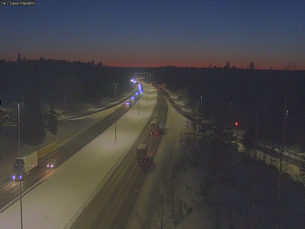 Weather Camera Image Road 7 Sipoo Kilpilahti, Sipoo, Uusimaa
