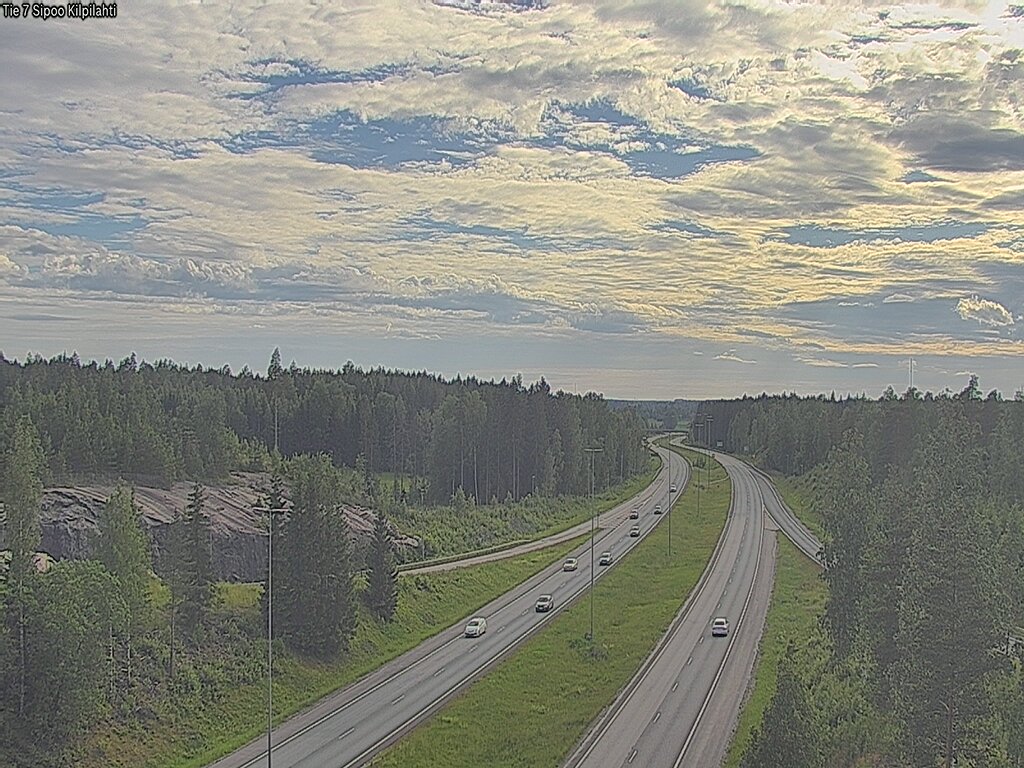Weather Camera Image Road 7 Sipoo Kilpilahti, Sipoo, Uusimaa