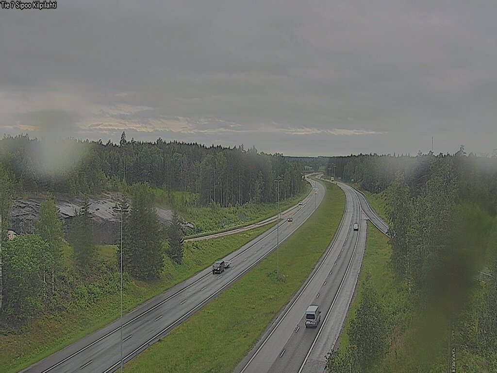 Weather Camera Image Väg 7 Sibbo Sköldvik, Sipoo, Uusimaa