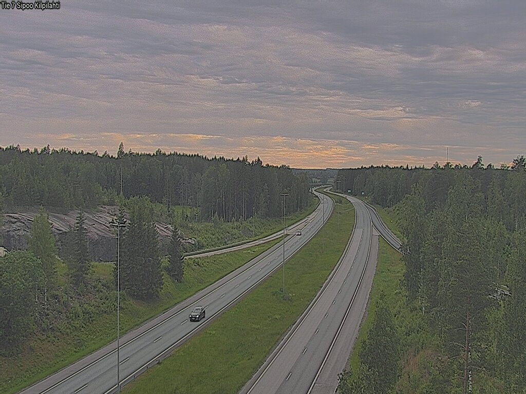 Weather Camera Image Road 7 Sipoo Kilpilahti, Sipoo, Uusimaa