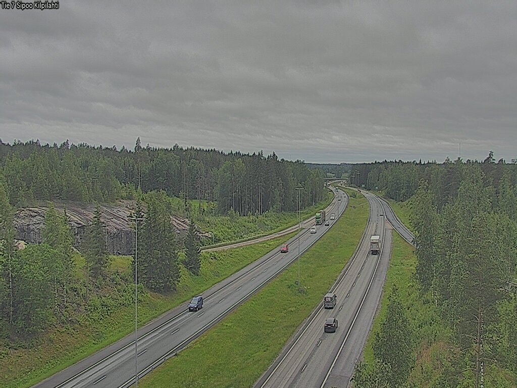 Weather Camera Image Väg 7 Sibbo Sköldvik, Sipoo, Uusimaa