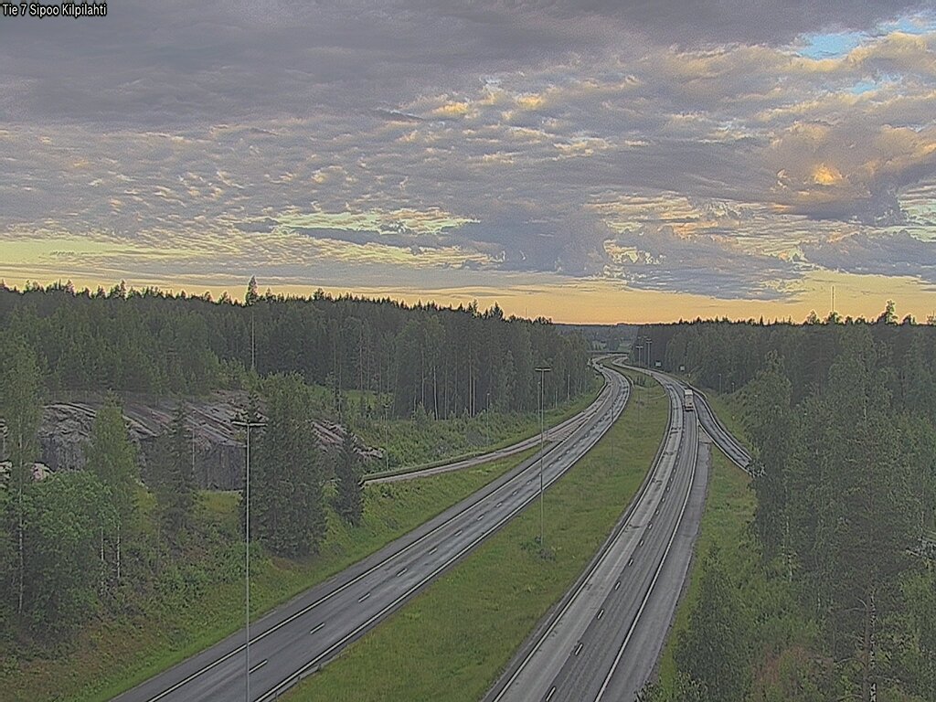 Weather Camera Image Road 7 Sipoo Kilpilahti, Sipoo, Uusimaa