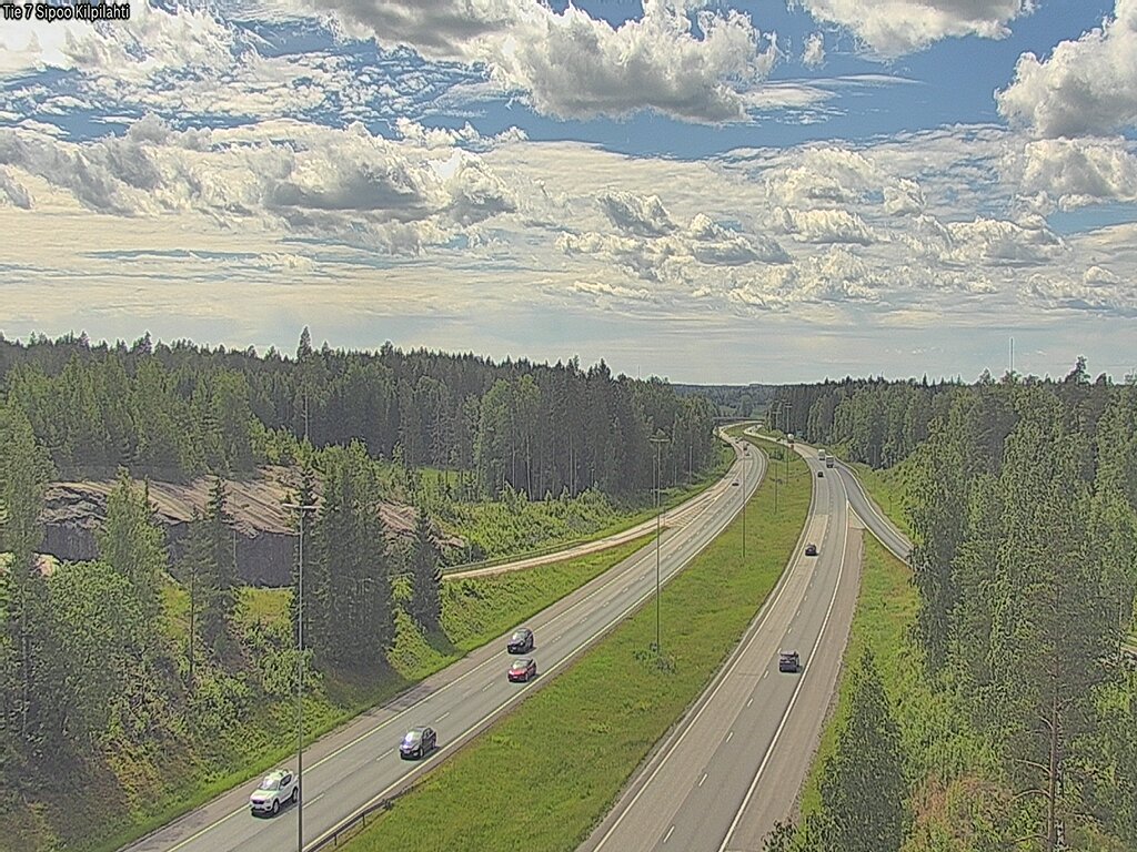 Weather Camera Image Road 7 Sipoo Kilpilahti, Sipoo, Uusimaa