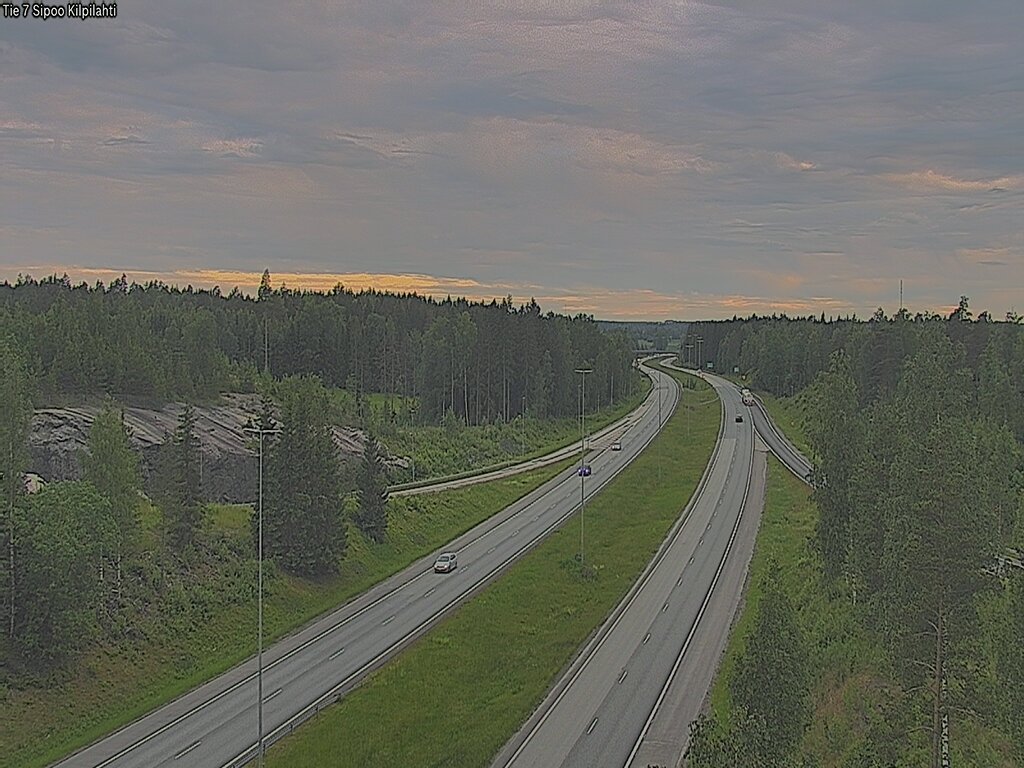 Weather Camera Image Road 7 Sipoo Kilpilahti, Sipoo, Uusimaa