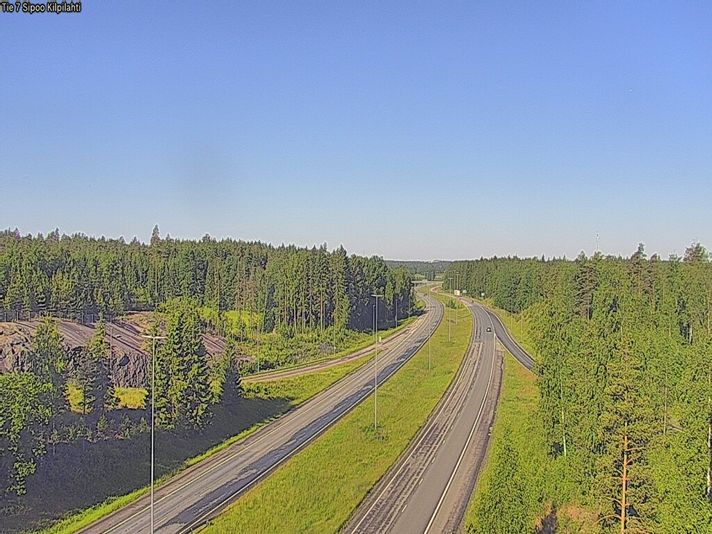 Weather Camera Image Road 7 Sipoo Kilpilahti, Sipoo, Uusimaa