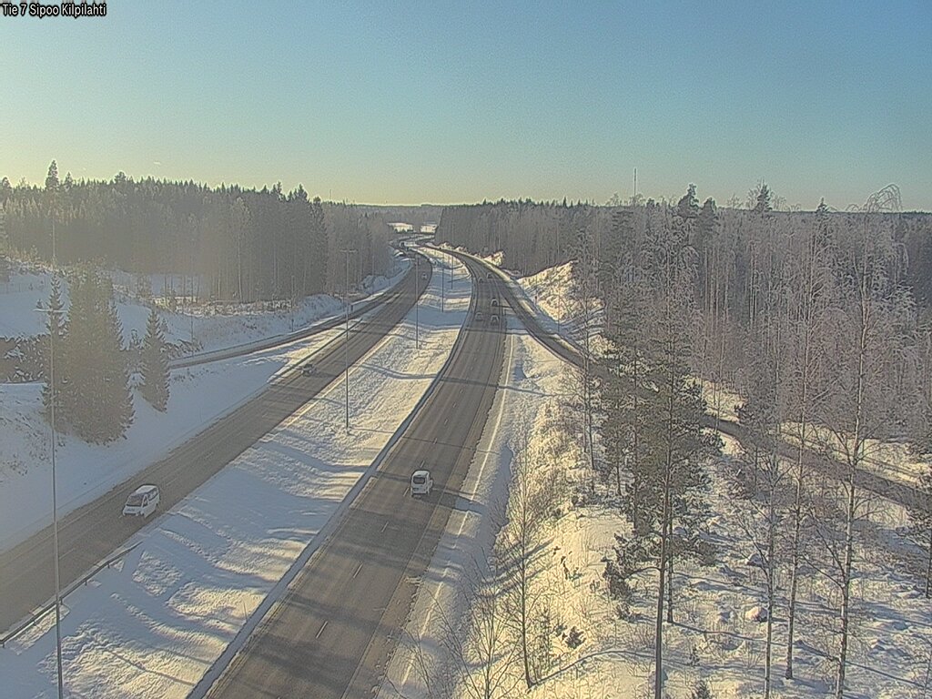 Weather Camera Image Road 7 Sipoo Kilpilahti, Sipoo, Uusimaa