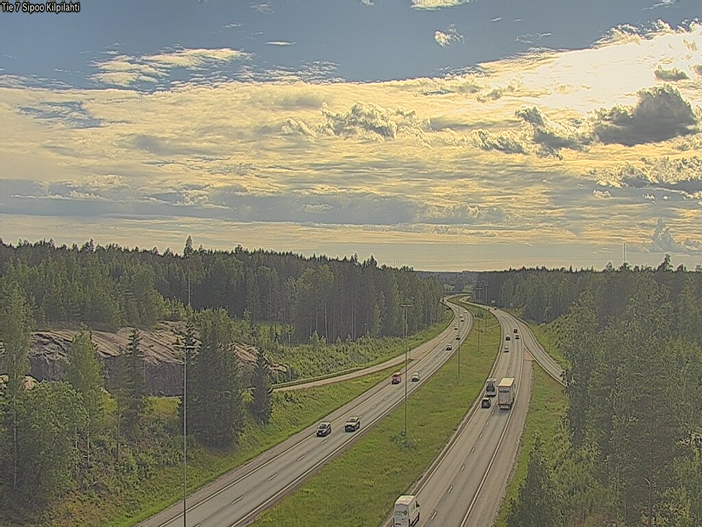 Weather Camera Image Road 7 Sipoo Kilpilahti, Sipoo, Uusimaa