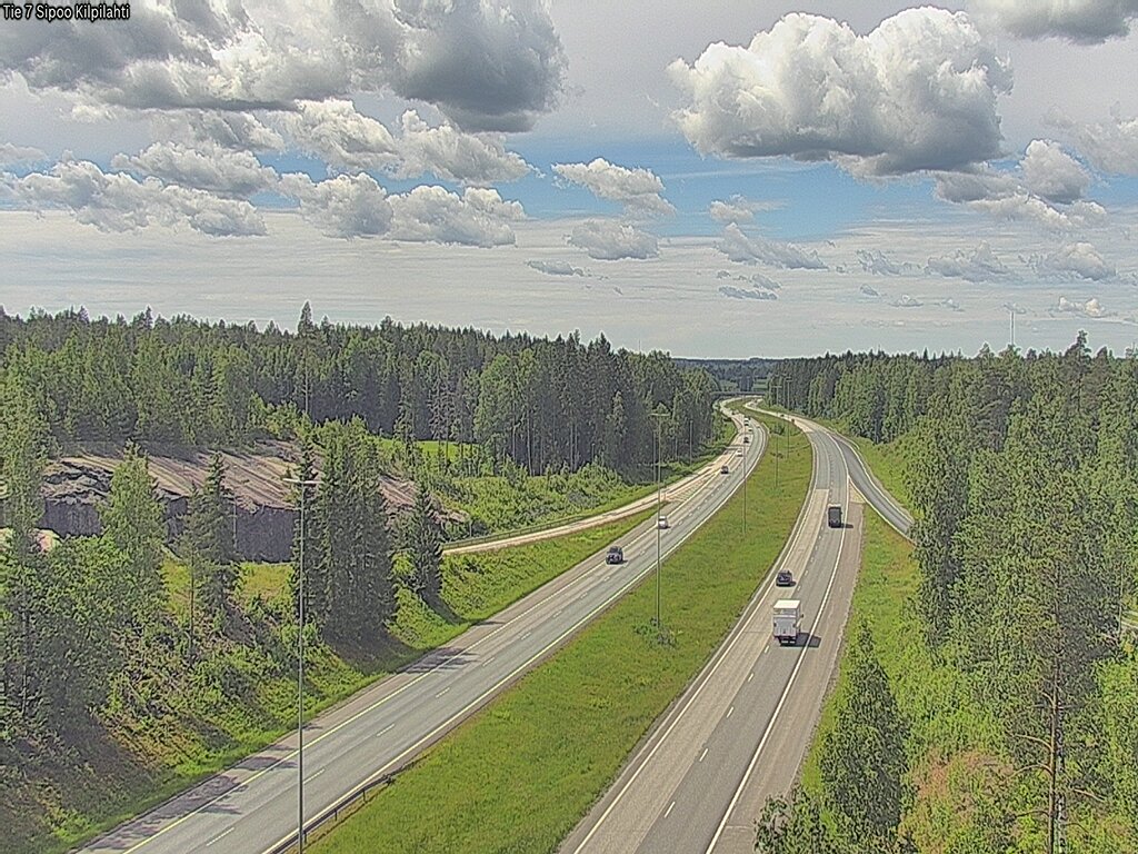 Weather Camera Image Road 7 Sipoo Kilpilahti, Sipoo, Uusimaa