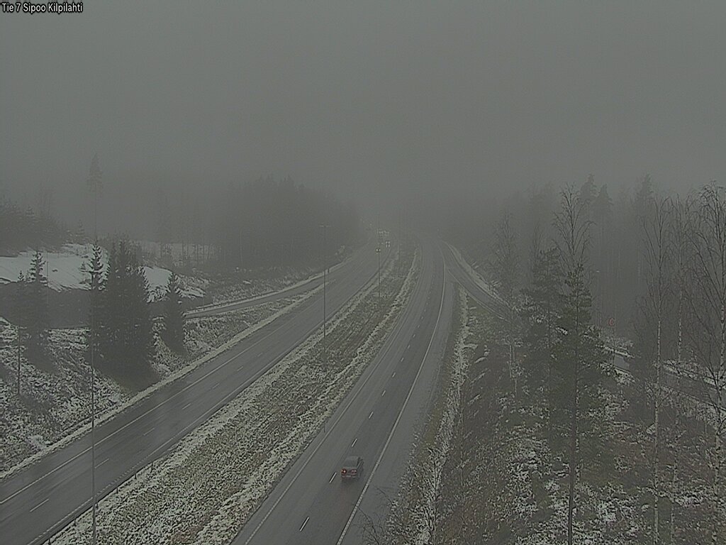 Weather Camera Image Väg 7 Sibbo Sköldvik, Sipoo, Uusimaa