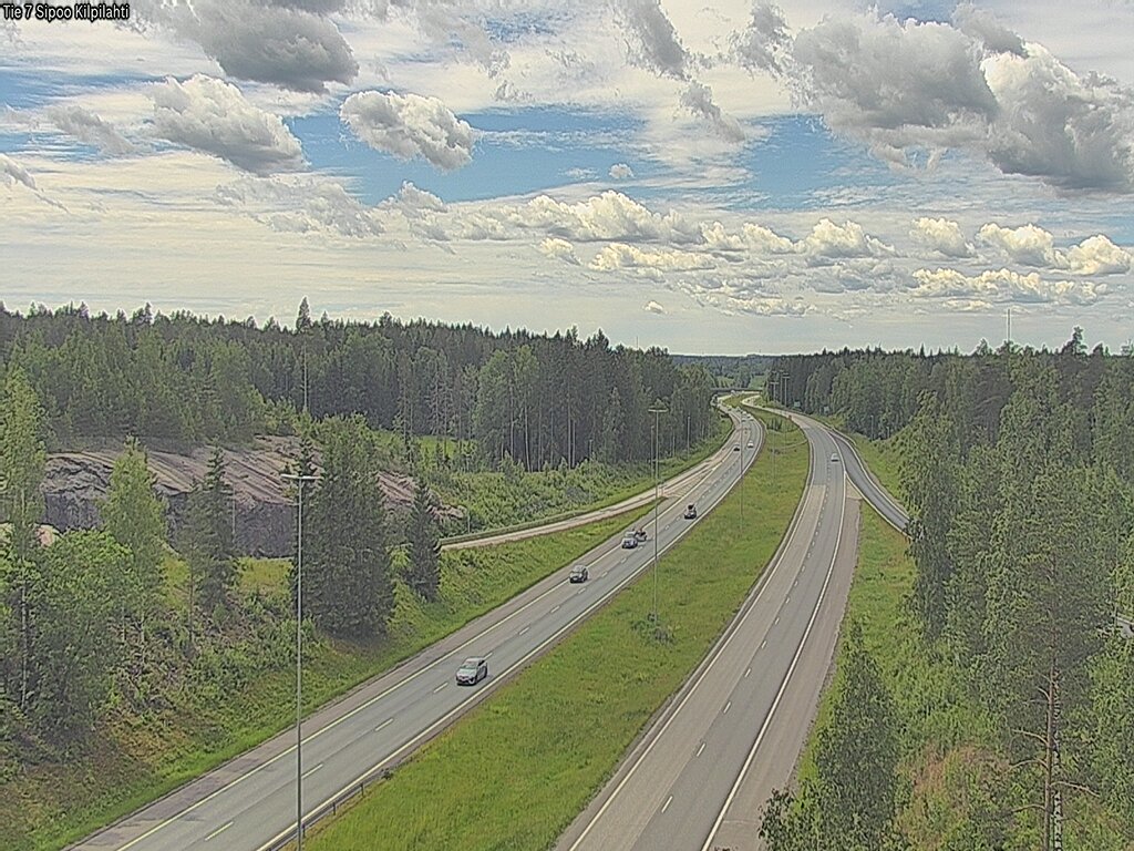 Weather Camera Image Road 7 Sipoo Kilpilahti, Sipoo, Uusimaa