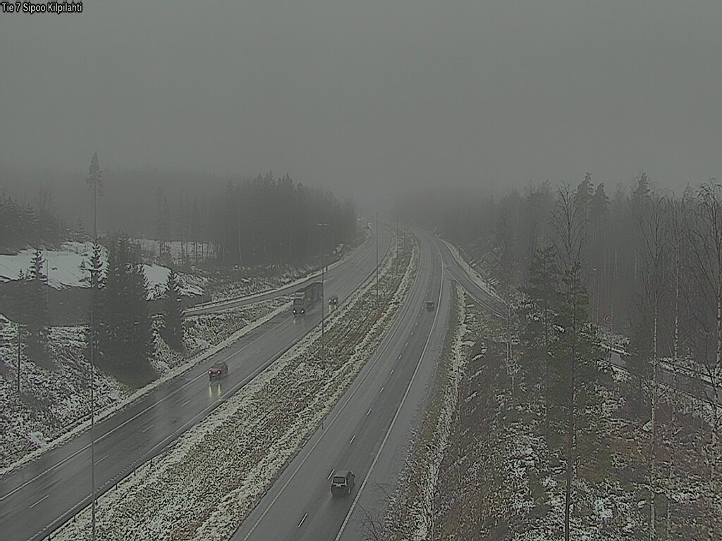 Weather Camera Image Väg 7 Sibbo Sköldvik, Sipoo, Uusimaa