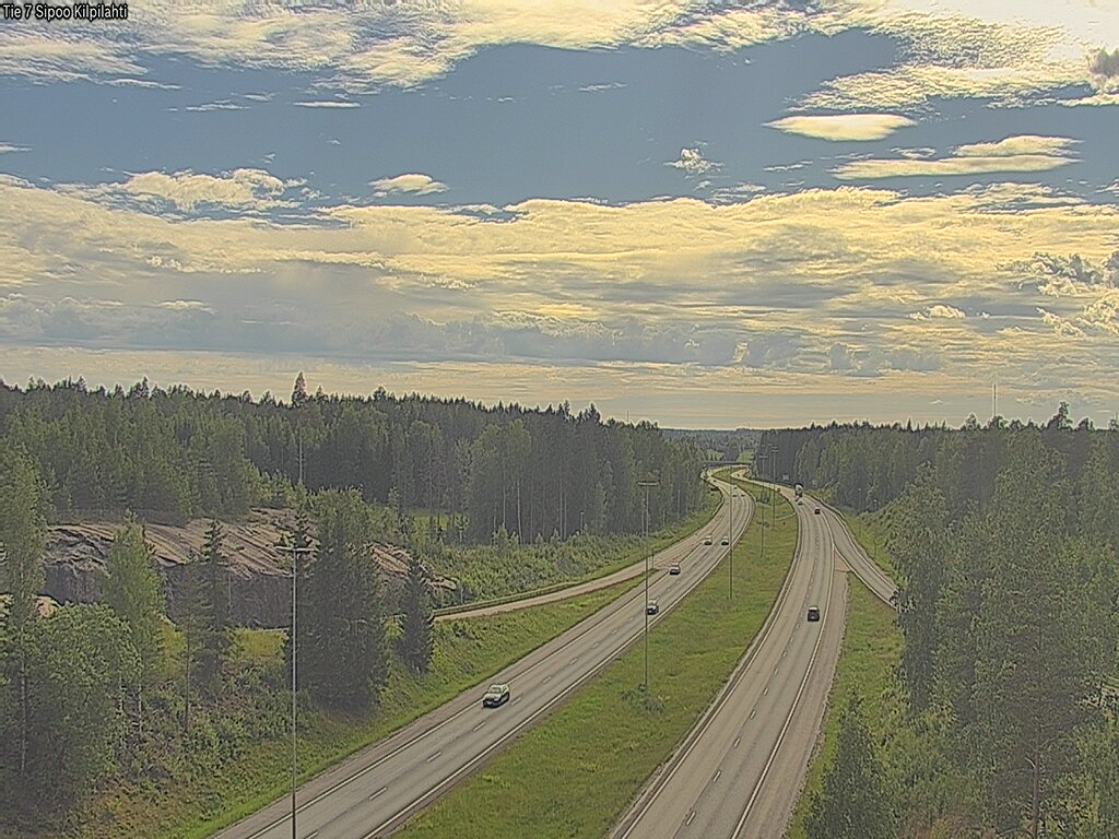 Weather Camera Image Road 7 Sipoo Kilpilahti, Sipoo, Uusimaa