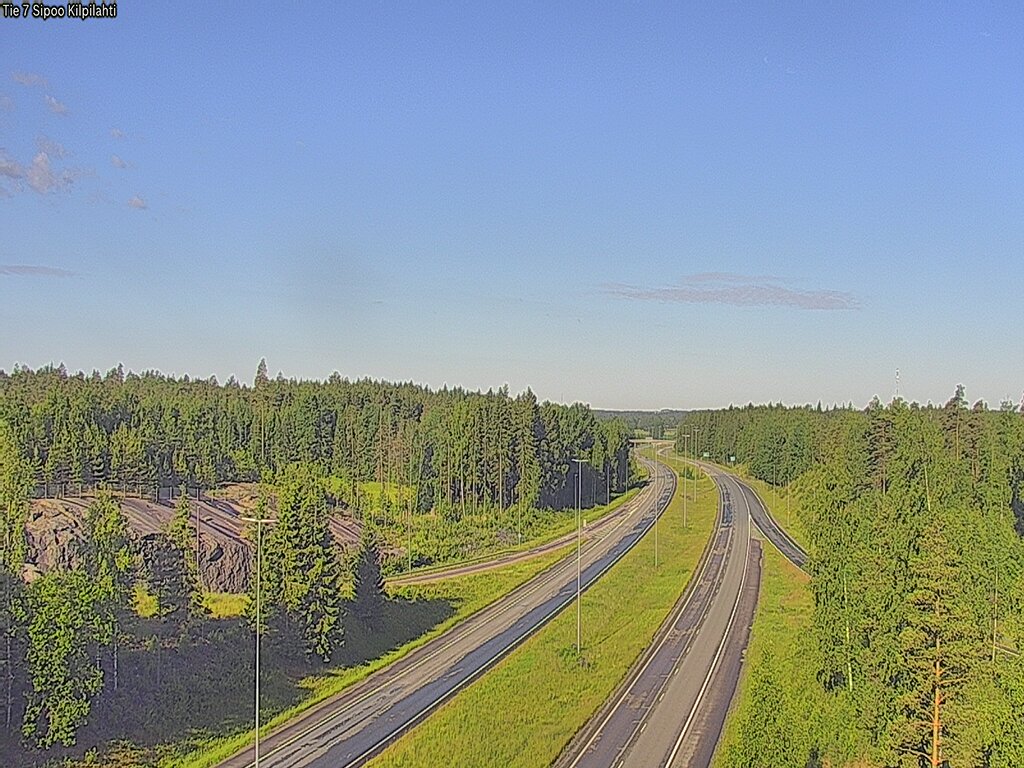 Weather Camera Image Road 7 Sipoo Kilpilahti, Sipoo, Uusimaa