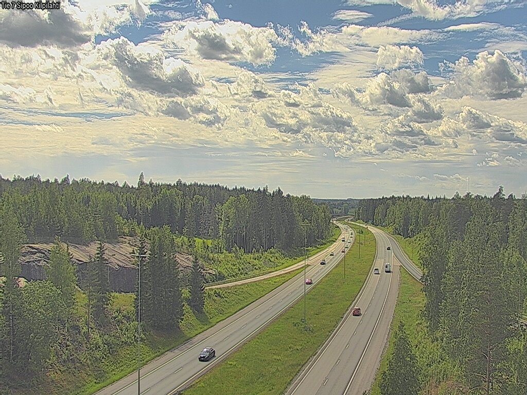 Weather Camera Image Road 7 Sipoo Kilpilahti, Sipoo, Uusimaa