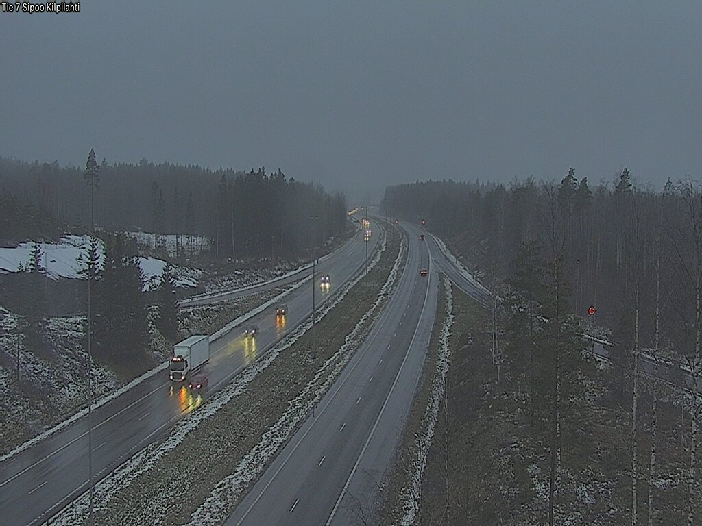 Weather Camera Image Väg 7 Sibbo Sköldvik, Sipoo, Uusimaa