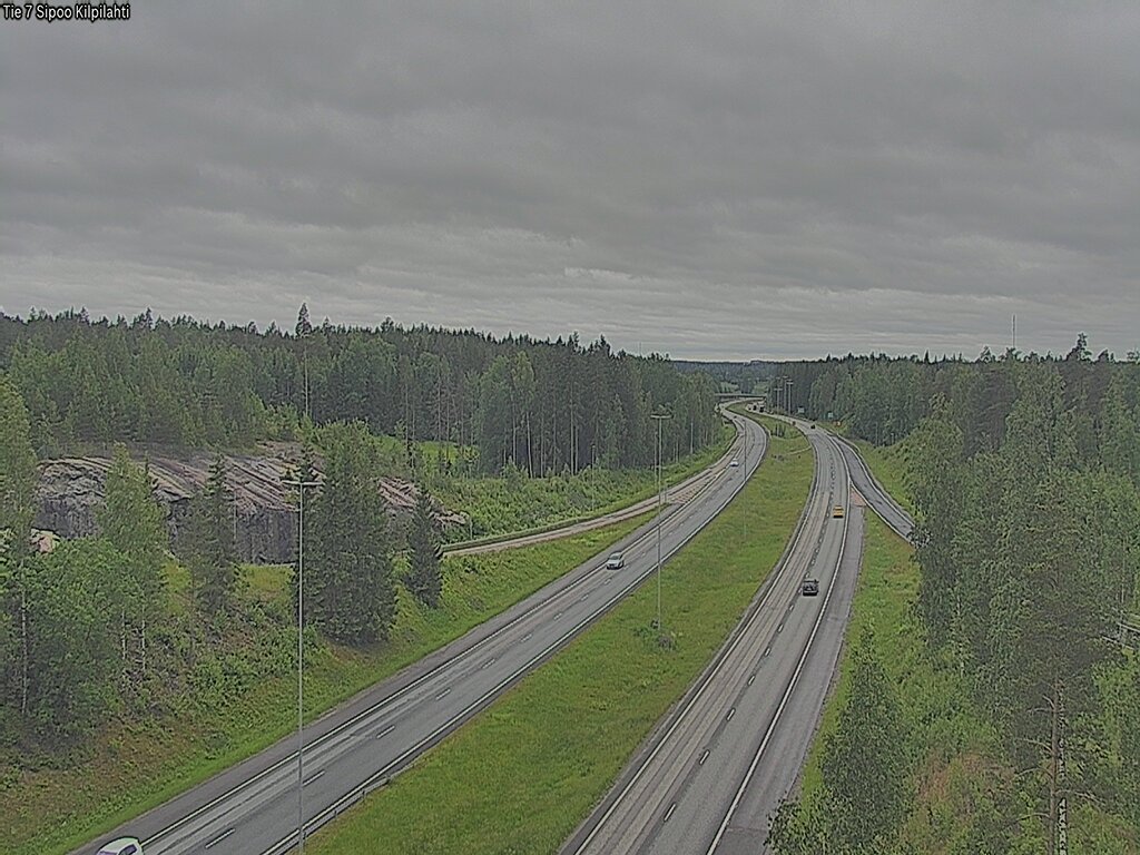 Weather Camera Image Väg 7 Sibbo Sköldvik, Sipoo, Uusimaa