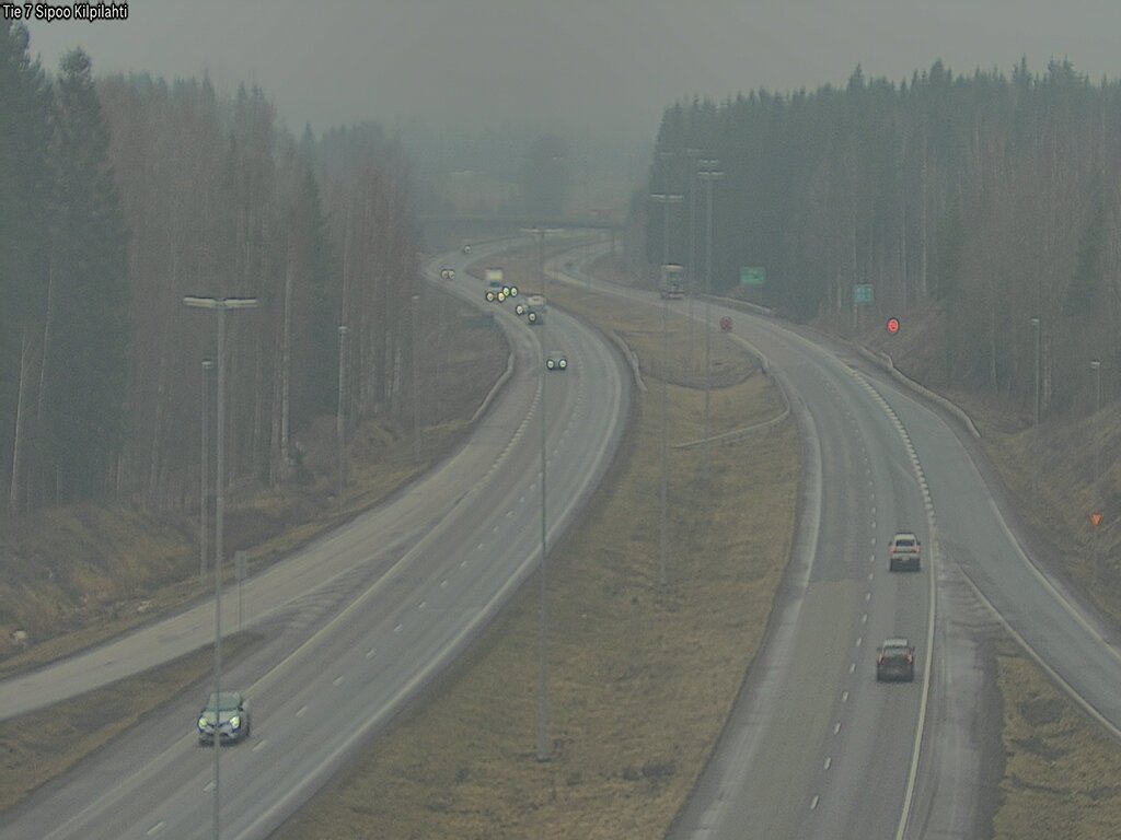 Weather Camera Image Väg 7 Sibbo Sköldvik, Sipoo, Uusimaa