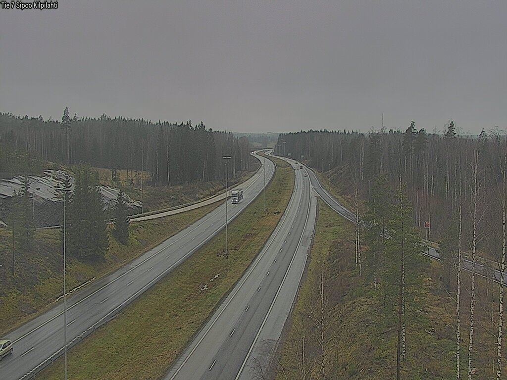 Weather Camera Image Väg 7 Sibbo Sköldvik, Sipoo, Uusimaa