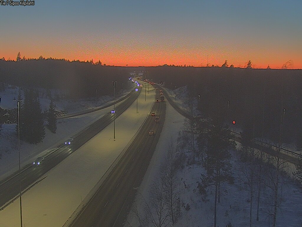 Weather Camera Image Road 7 Sipoo Kilpilahti, Sipoo, Uusimaa