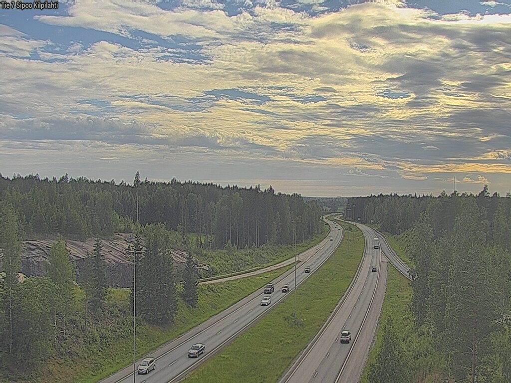 Weather Camera Image Road 7 Sipoo Kilpilahti, Sipoo, Uusimaa