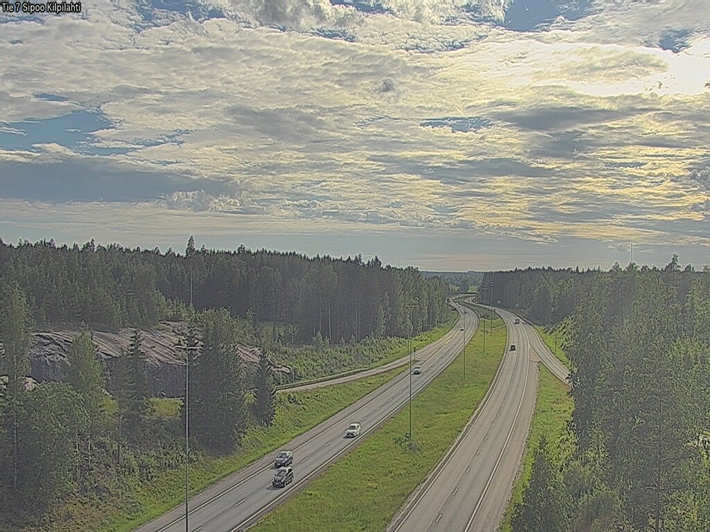 Weather Camera Image Road 7 Sipoo Kilpilahti, Sipoo, Uusimaa