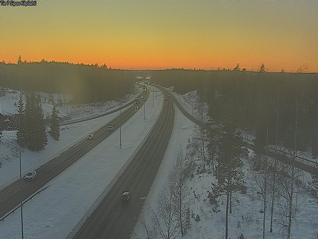 Weather Camera Image Road 7 Sipoo Kilpilahti, Sipoo, Uusimaa