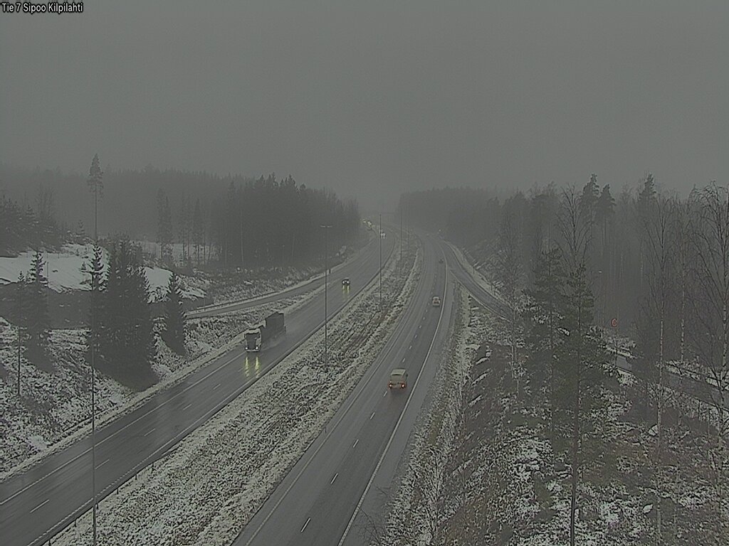Weather Camera Image Väg 7 Sibbo Sköldvik, Sipoo, Uusimaa