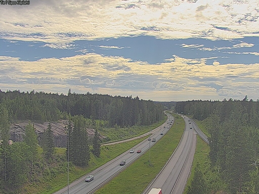 Weather Camera Image Road 7 Sipoo Kilpilahti, Sipoo, Uusimaa