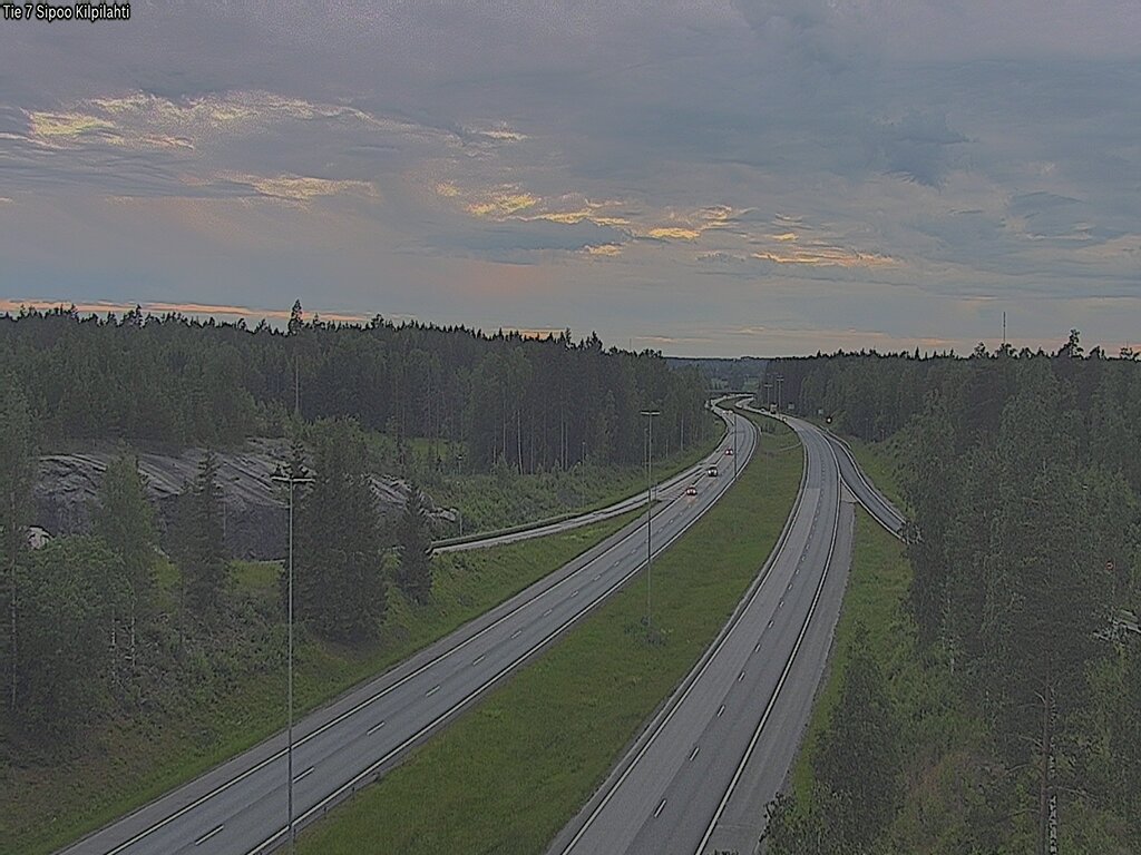 Weather Camera Image Road 7 Sipoo Kilpilahti, Sipoo, Uusimaa
