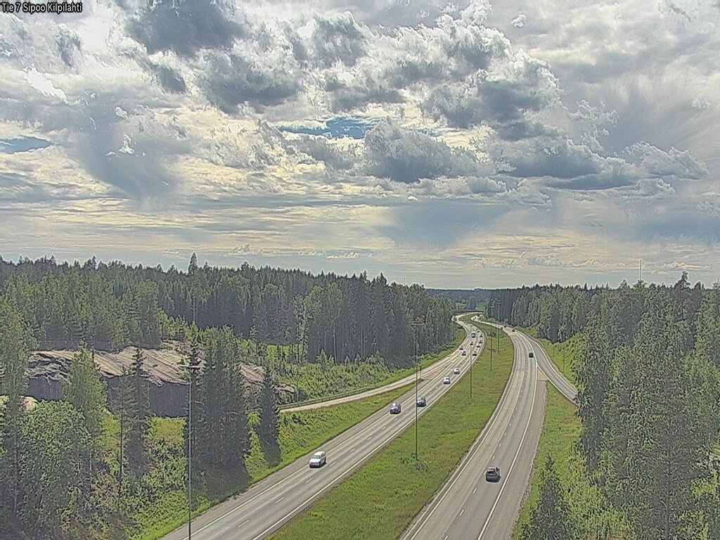 Weather Camera Image Road 7 Sipoo Kilpilahti, Sipoo, Uusimaa