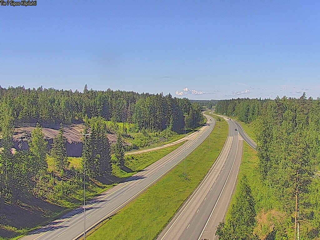Weather Camera Image Road 7 Sipoo Kilpilahti, Sipoo, Uusimaa