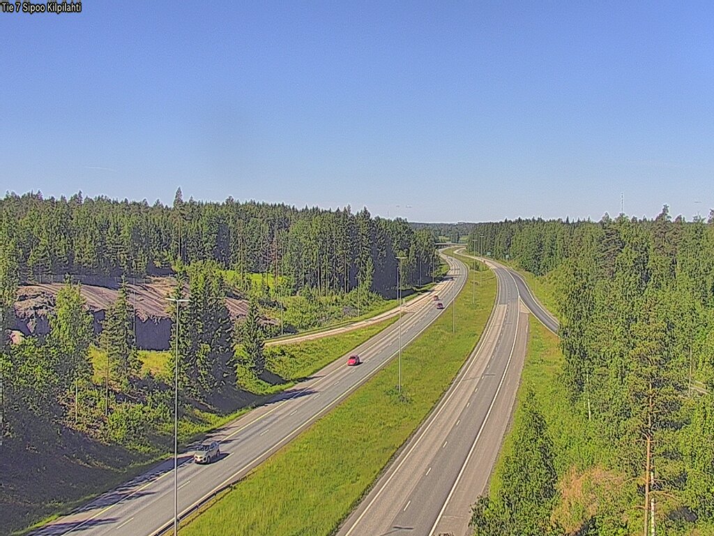 Weather Camera Image Road 7 Sipoo Kilpilahti, Sipoo, Uusimaa