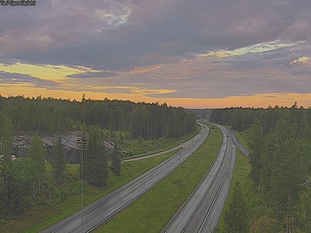 Weather Camera Image Road 7 Sipoo Kilpilahti, Sipoo, Uusimaa