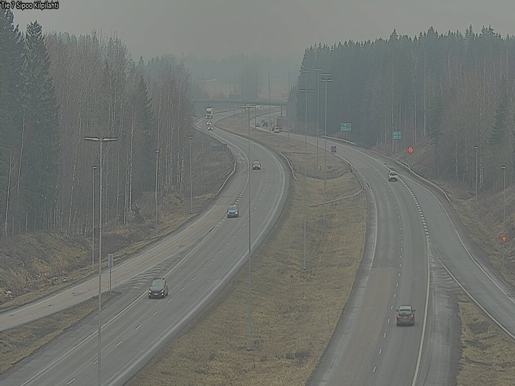 Weather Camera Image Väg 7 Sibbo Sköldvik, Sipoo, Uusimaa