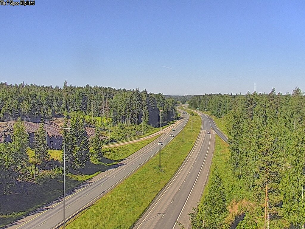 Weather Camera Image Road 7 Sipoo Kilpilahti, Sipoo, Uusimaa