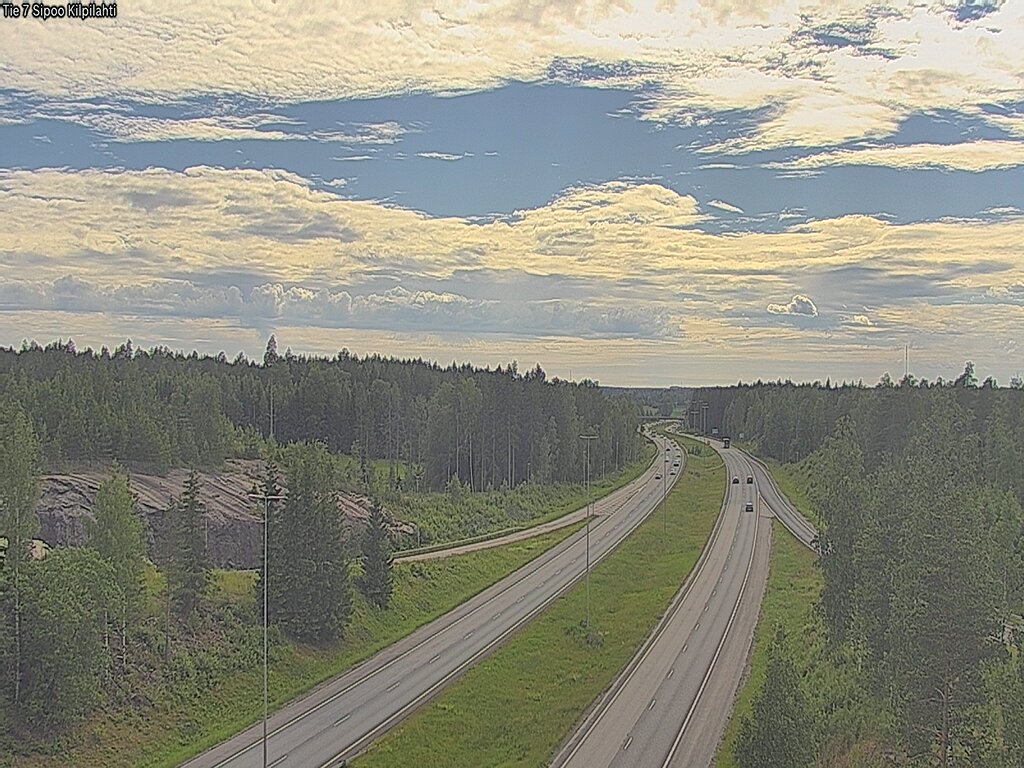 Weather Camera Image Road 7 Sipoo Kilpilahti, Sipoo, Uusimaa
