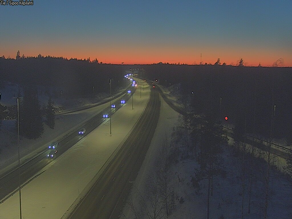 Weather Camera Image Road 7 Sipoo Kilpilahti, Sipoo, Uusimaa
