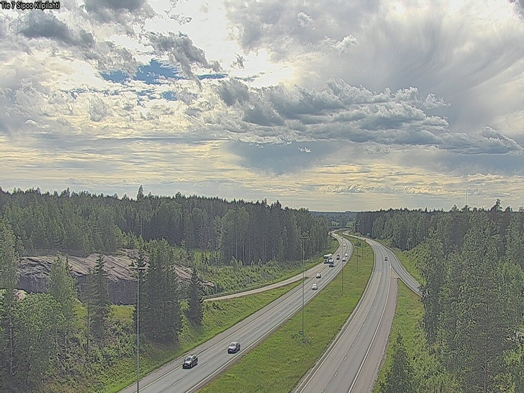 Weather Camera Image Road 7 Sipoo Kilpilahti, Sipoo, Uusimaa