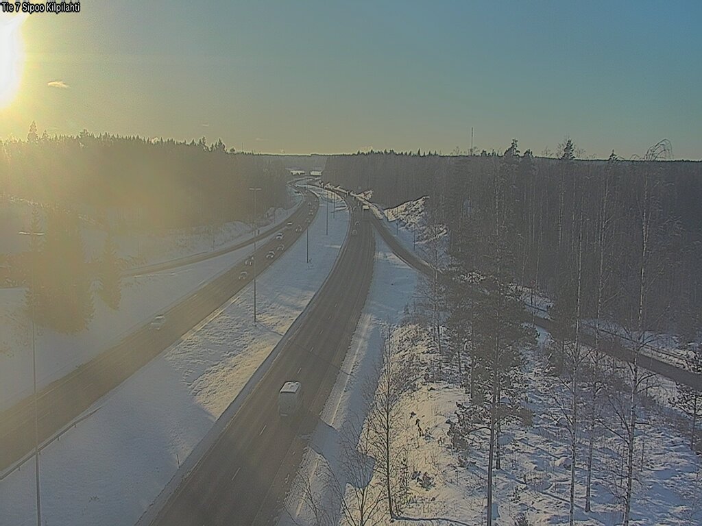 Weather Camera Image Road 7 Sipoo Kilpilahti, Sipoo, Uusimaa