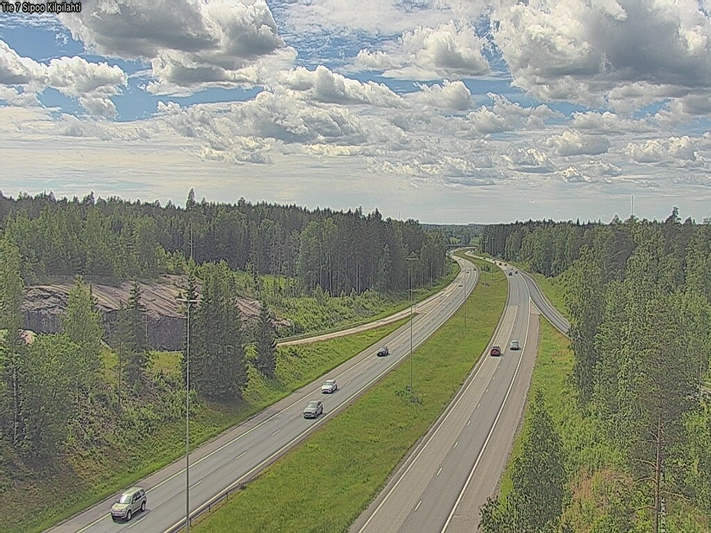 Weather Camera Image Road 7 Sipoo Kilpilahti, Sipoo, Uusimaa