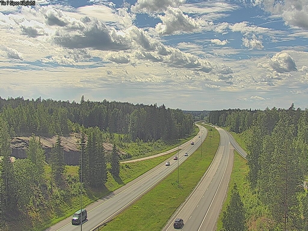 Weather Camera Image Road 7 Sipoo Kilpilahti, Sipoo, Uusimaa