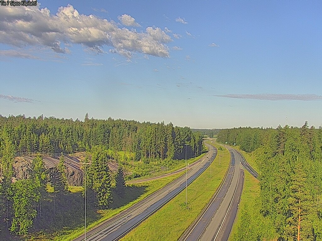 Weather Camera Image Road 7 Sipoo Kilpilahti, Sipoo, Uusimaa