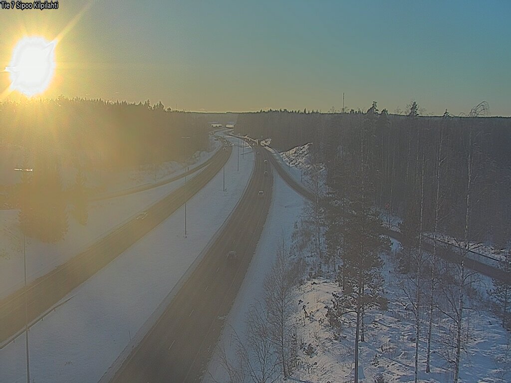 Weather Camera Image Road 7 Sipoo Kilpilahti, Sipoo, Uusimaa