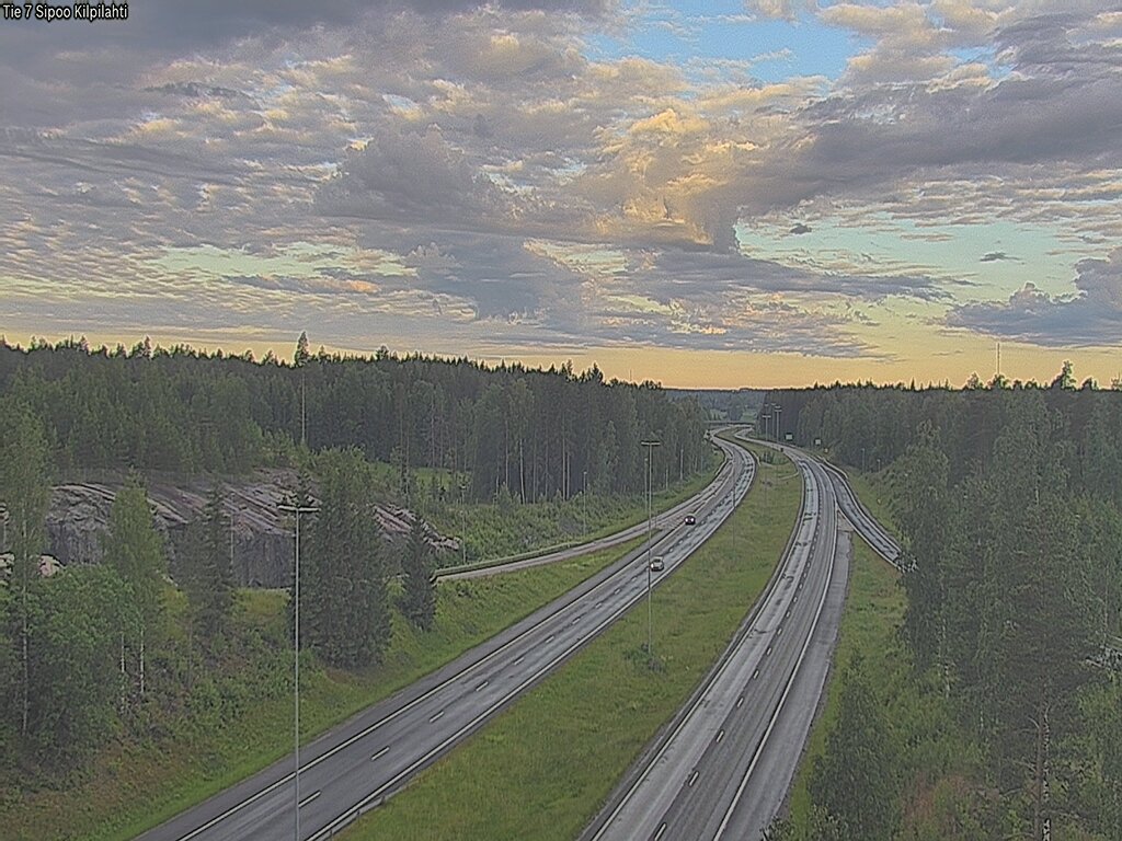 Weather Camera Image Road 7 Sipoo Kilpilahti, Sipoo, Uusimaa