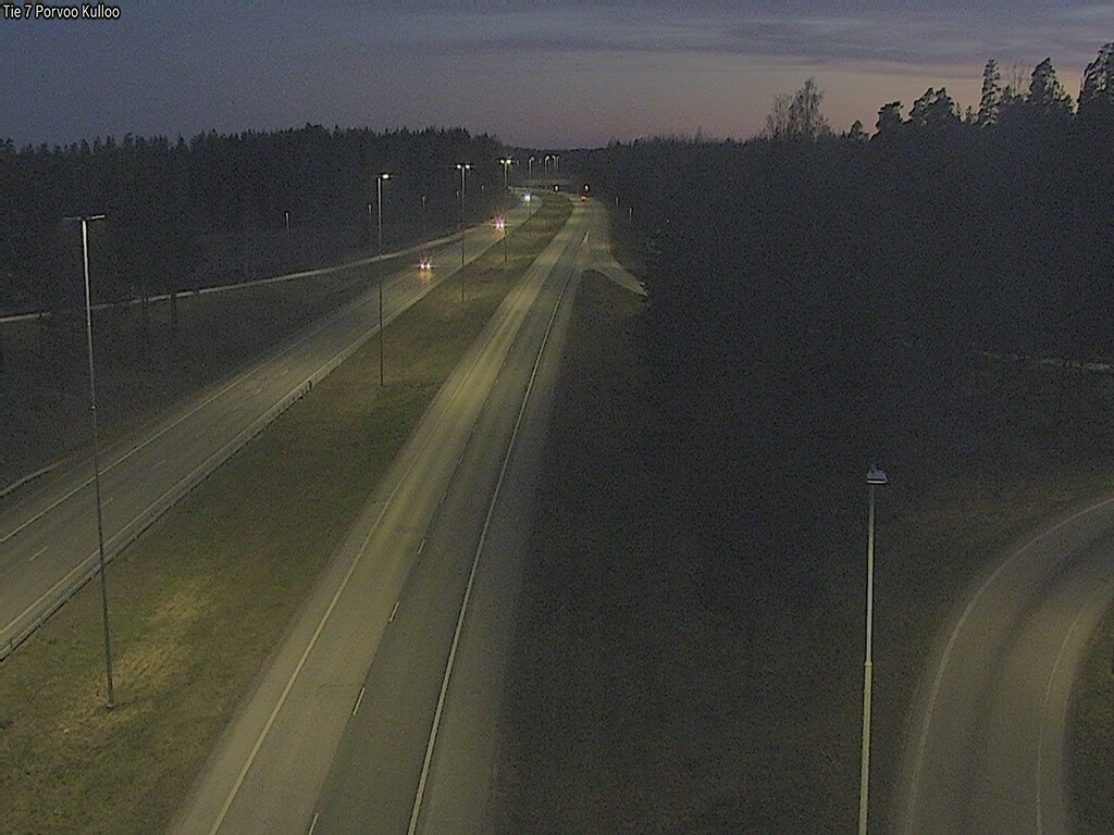 Weather Camera Image Väg 7 Borgå Kullo, Porvoo, Uusimaa