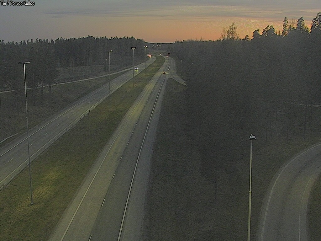 Weather Camera Image Väg 7 Borgå Kullo, Porvoo, Uusimaa